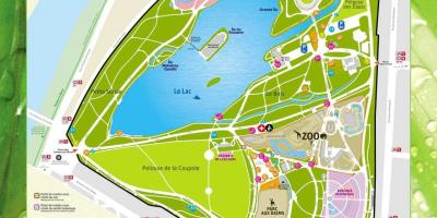 Kaart van Lyon park