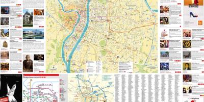 Lyon toeriste inligting kaart